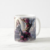 Tasse 'Überlebe dunkle Zukunft' (VorderseiteRechts)