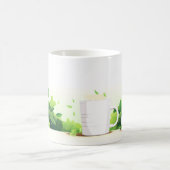 Tasse und Blätter (Mittel)