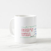 Tasse und Botschaft der Hoffnung und Transformatio (Vorderseite Links)