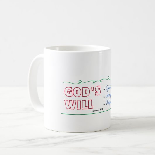 Tasse und Botschaft der Hoffnung und Transformatio (Vorderseite Links)