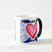 Tasse und Cups des Herzlichts (VorderseiteRechts)