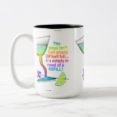 TASSE UND KUPPEN - GLAS HALBVOLL (Links)