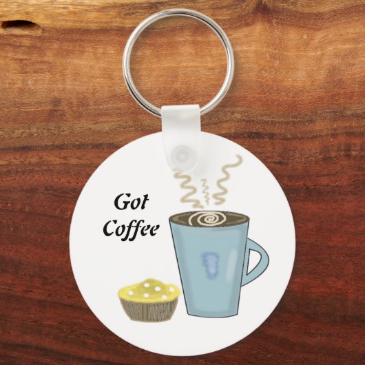 Tasse und Muffin Schlüsselanhänger (Vorderseite)
