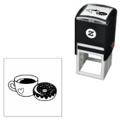 Tasse und Schokoladendusche mit Sprinklen Permastempel (Beispiel)