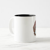 Tasse - Unicorn-rosa Flügel-Fee (Vorderseite Links)