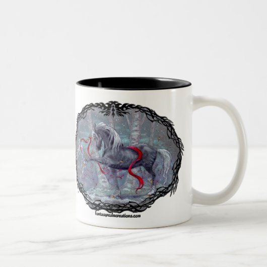 Tasse - Unicorn-Schnee-Vogel (Rechts)