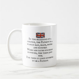 Tasse - Union Jack Flag mit patriotischem Slogan 1