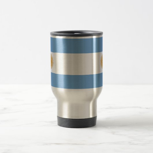 Tasse unter argentinischer Flagge (Mittel)