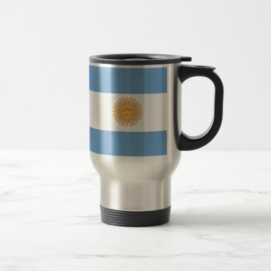 Tasse unter argentinischer Flagge (Rechts)