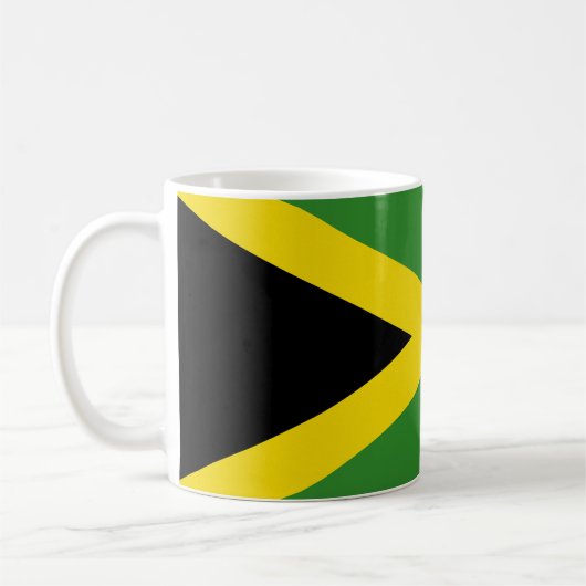 Tasse unter der Flagge Jamaikas (Links)