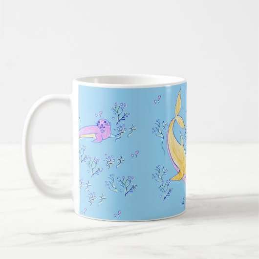 Tasse unter Wasser (Links)
