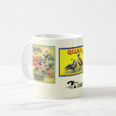 Tasse - Upland CA - Fruchtkäfigkennzeichnungen (Vorderseite Links)