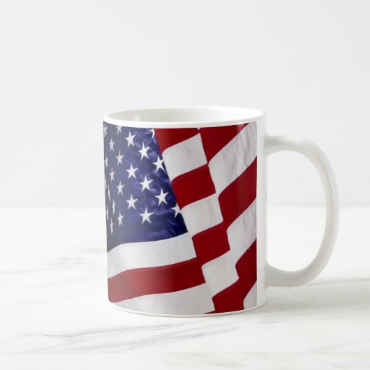 Tasse US-Flagge (Rechts)