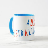Tasse USA AUSTRALIEN (Vorderseite Links)