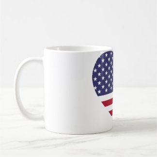 Tasse USA-Flagge mit Liebe
