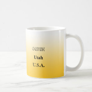 Tasse - Utah Staat Karte mit Stadt