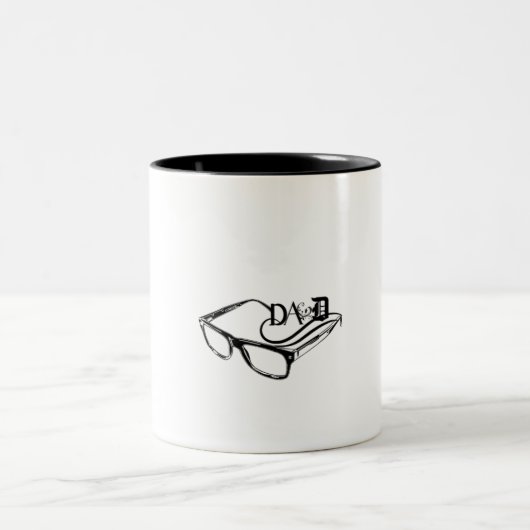 Tasse "Vater" optische Illusion Tasse - Eine beson (Mittel)