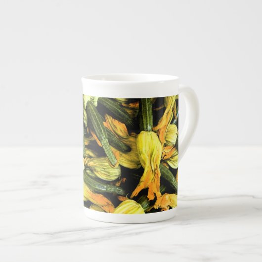 Tasse Venedigs zu Hause - Zucchini-Blumen (Vorderseite Rechts)