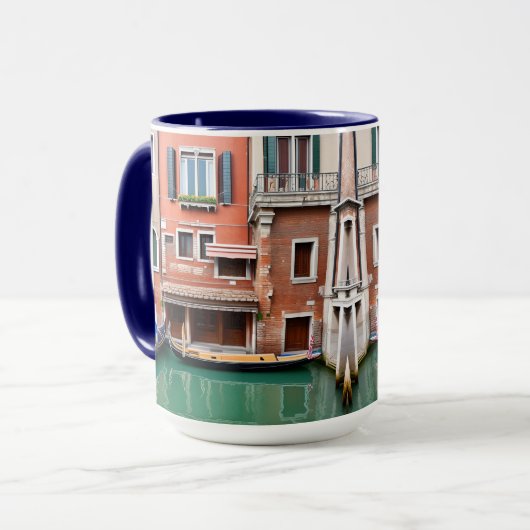 Tasse Venice inspirierte Grafik (Vorderseite Links)