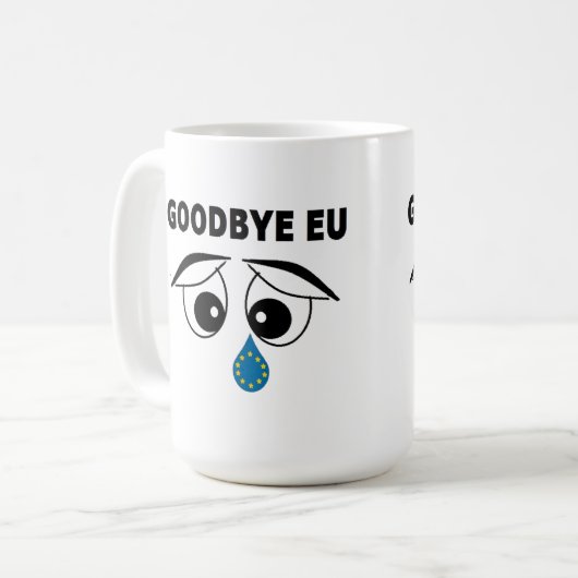 Tasse verabschiedet EU (Vorderseite Links)