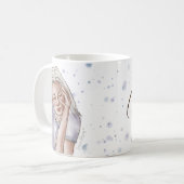 Tasse verlangsamen | Blue Splash & Girl (Vorderseite Links)