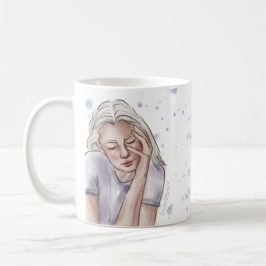 Tasse verlangsamen | Blue Splash & Girl (Links)