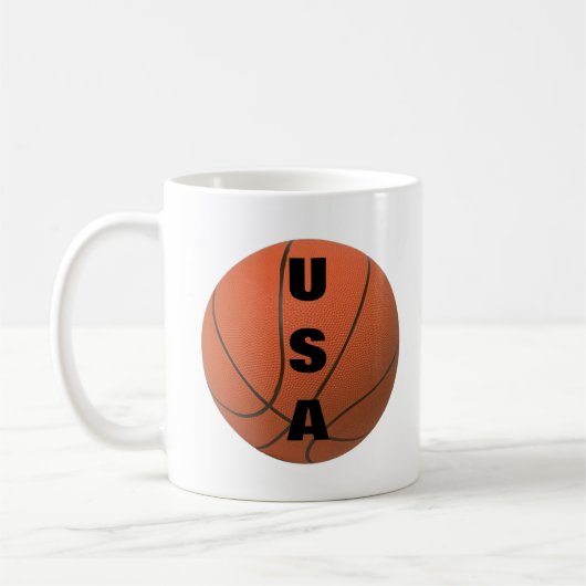Tasse "Verlassen Hand" Basketball (USA) (Links)