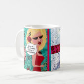 Tasse-Verlassen Sie mich allein Kaffeetasse (Vorderseite Links)