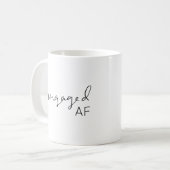 Tasse verlobter AF-Script-Verlobung (Vorderseite Links)