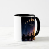 Tasse Verschiedene Phasen, gleicher Mond (VorderseiteRechts)