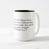 Tasse 'Vertraue auf den Herrn' (VorderseiteRechts)