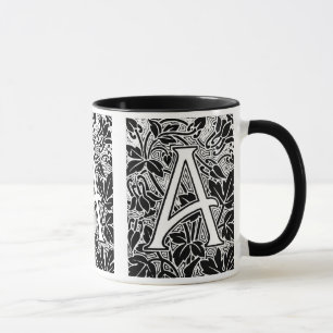 Tasse "verzierter Buchstabe A"