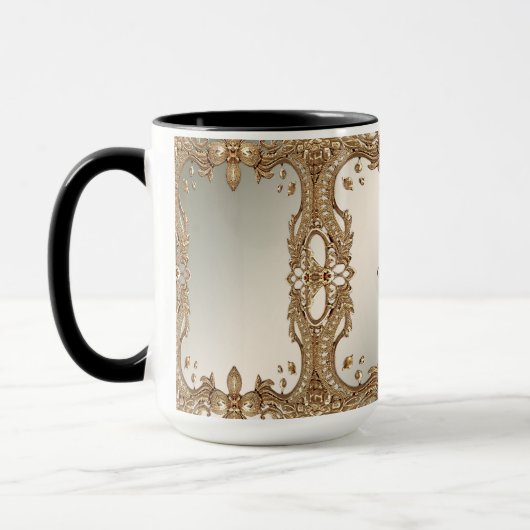 Tasse Verzierter Rahmen (Links)