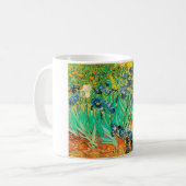 Tasse Vincent van Gogh Irises 1889 Blauer Blumenst (Vorderseite Links)