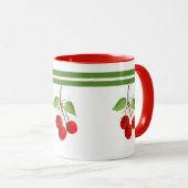 Tasse Vintag Cherries (VorderseiteRechts)