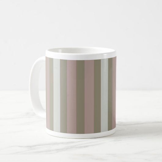 Tasse Vintage Streifen (Vorderseite Links)