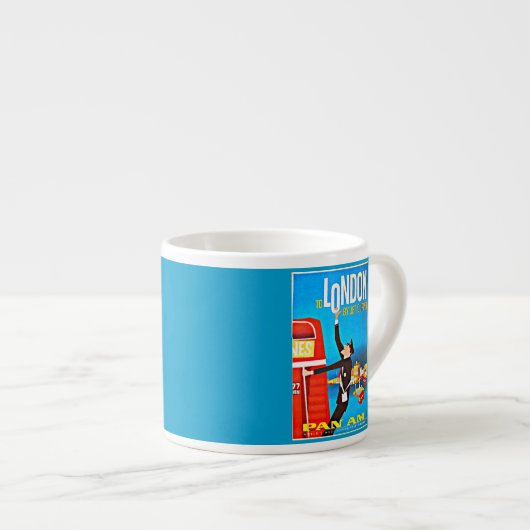Tasse Vintage Travel-London 2 (Vorderseite Rechts)