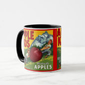 TASSE ~ VINTAGER APPLE SCHERZT (Vorderseite Links)