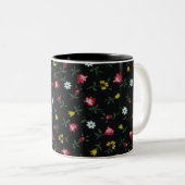 Tasse Vintager Blume (VorderseiteRechts)