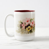 Tasse Vintager Frühjahrsblüten (Links)