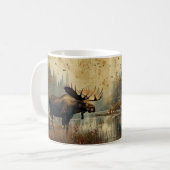 Tasse Vintager Tierszenen (Vorderseite Links)