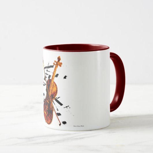 Tasse Violine (VorderseiteRechts)
