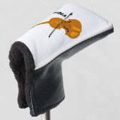 Tasse Violine Golf Headcover (3/4 Vorderseite)