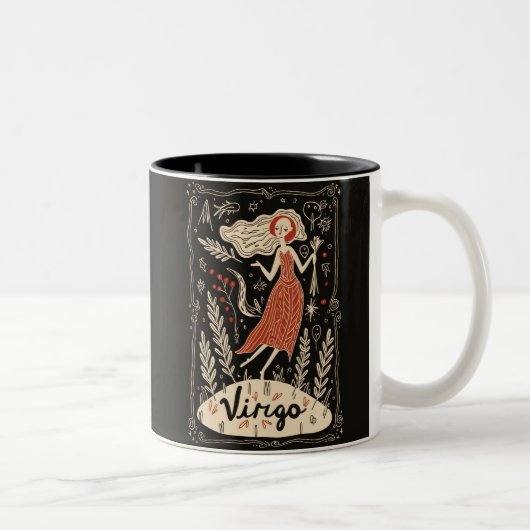 Tasse Virgo Celestial Zodiac Art (Rechts)