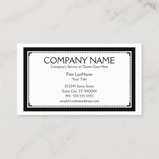 Tasse Visitenkarte (Rückseite)