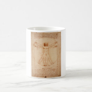 Tasse Vitruvian Man von Leonardo da Vinci