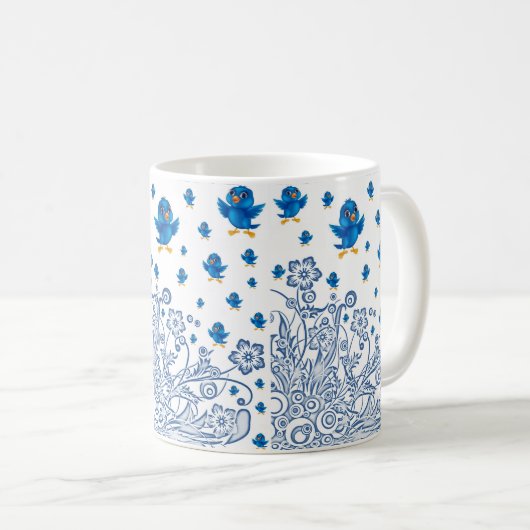 Tasse Vögel (VorderseiteRechts)