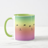 Tasse - Vogelschatten bei Sonnenaufgang (Links)