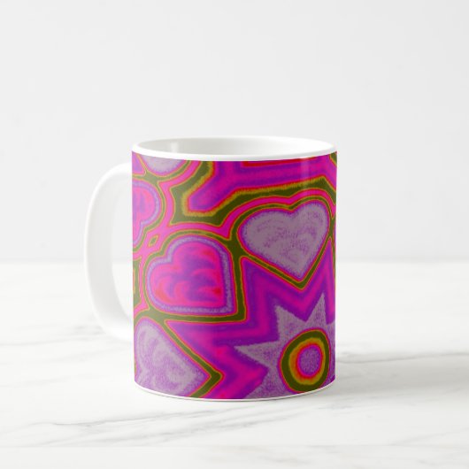 Tasse "Vollständig für Liebe" (Vorderseite Links)