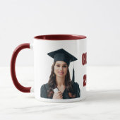 Tasse von Abschluss-Foto (Links)